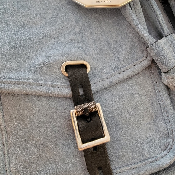 NWT Rag and Bone Indigo Suede Field Backpack - Picture 5 of 15